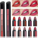 KA CAYLA Beauzy 5in1 Nude and Red edition Matte Travel Sized Pen Lipsticks Set (Multicolor, 10 g)