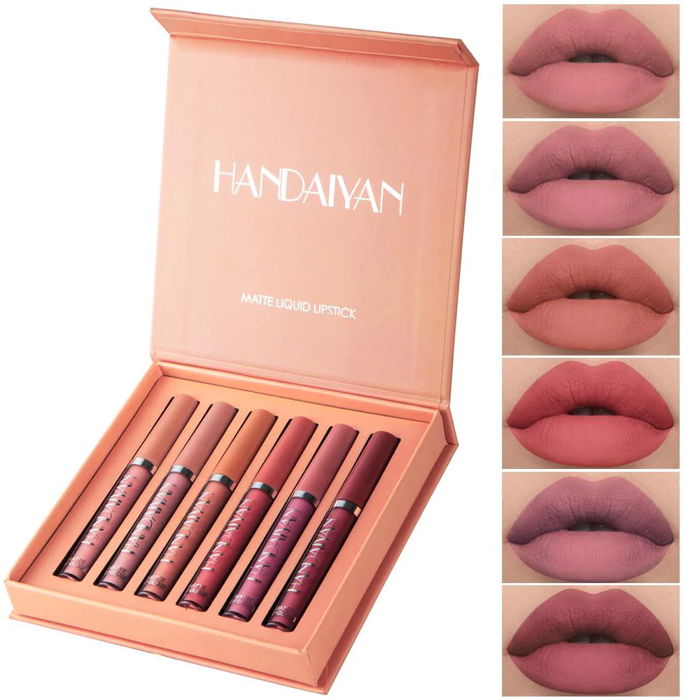 KA CAYLA HANDAIYAN Liquid Lipstick set of 6 Long Lasting l waterproof l matte l different shades