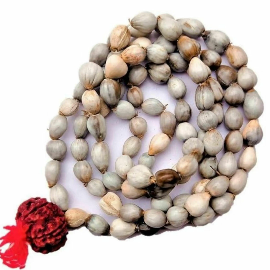 KRIWIN-Original Vijayanti Mala Jaap Mala , Vejanti Mala , 100% Original Brass & LAB Plated Brass Chain