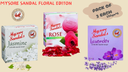 Mysore Sandal -Jasmine Rose Lavender (3+3+3)