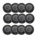 NEPROENT Activated Charcoal Soap | Home Made Soap | Black Soap | Natural Detox Soap | Deep Cleaning | Organic Soap | Deep Cleaning | Charcoal Facial Cleanser Soap for Skin Whitening | Skin Care Soa | Moisturizing Soap | Natural Detox (Pack of 12)