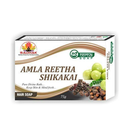 NEPROENT Sadhak Amla Reetha Shikakai Soap-Organic Herbal Hair Cleanser Soap-Ayurvedic Hair Care Wash Bar - Reetha Shikakai Amla Hair Soap-Natural Hair Cleansing Soap-Herbal Hair Shampoo Bar (Pack Of 12)