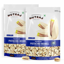 Nutraj Iranian Roasted Salted Pistachios Inshell 500g (250g X 2) | Salted Pista 500g | Pista Dry Fruits