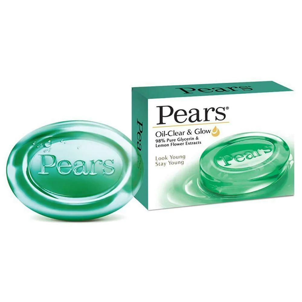 Pears Oil Clear & Glow Soap with Lemon Flower Extracts 75 g