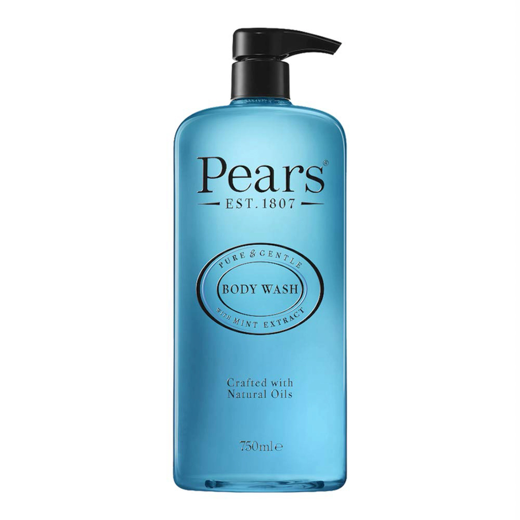 Pears Pure And Gentle Body Wash With Mint Extract, 750 Ml