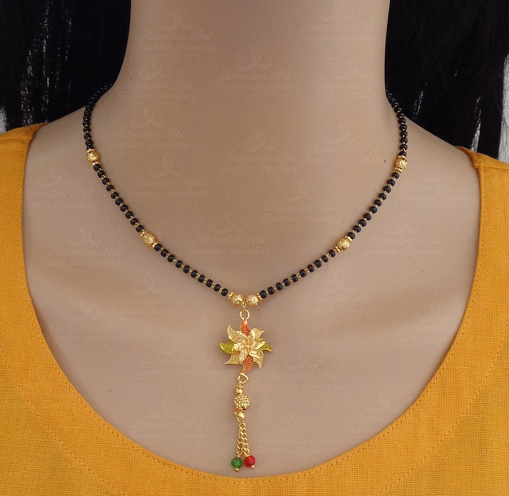 Ramdev Art Fashion Jewellery Designer and Stylish Gold Plated Mangalsutra For Women and Girls