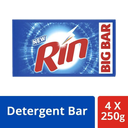 Rin Detergent Bar 250 g (Pack of 6)