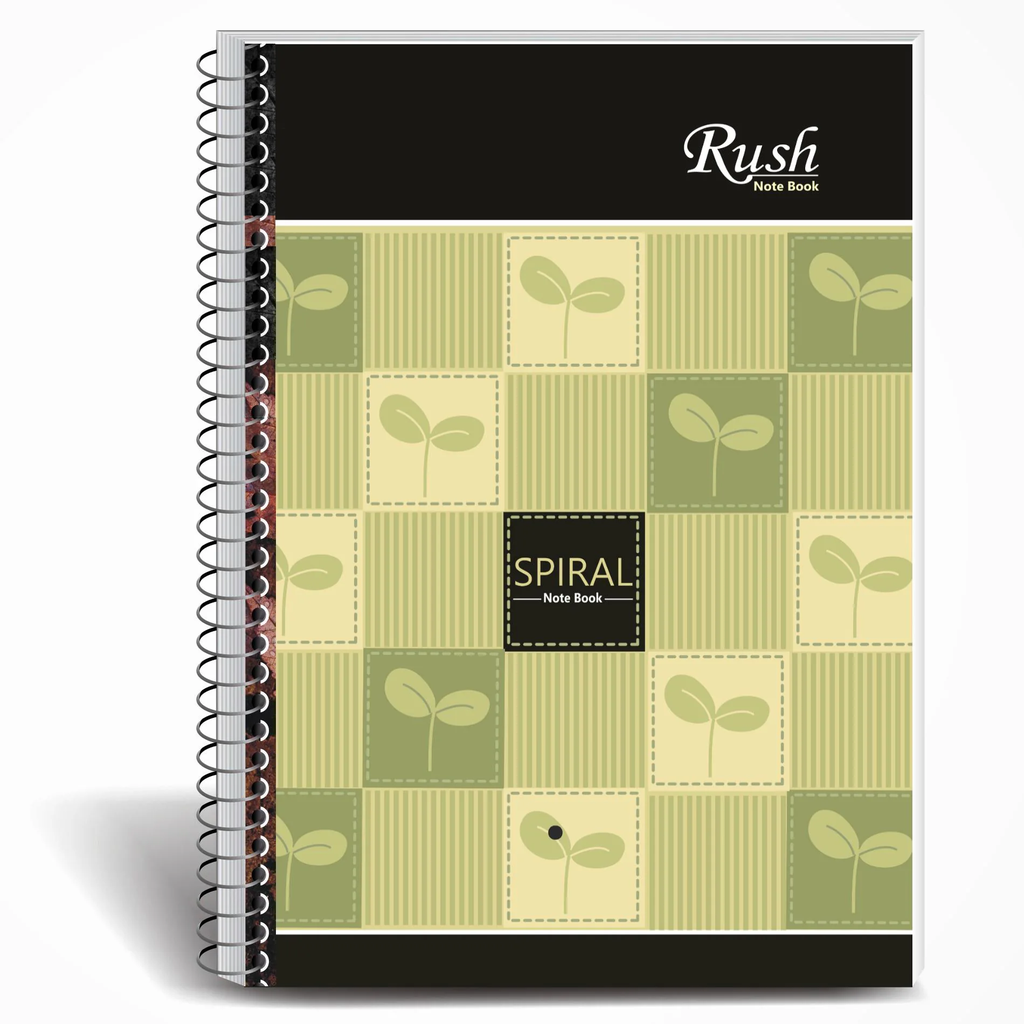 Rush Note Books A4 Size 400 Pages Spiral Notebook Ruled (Pack of 1) - Spiral Register note books