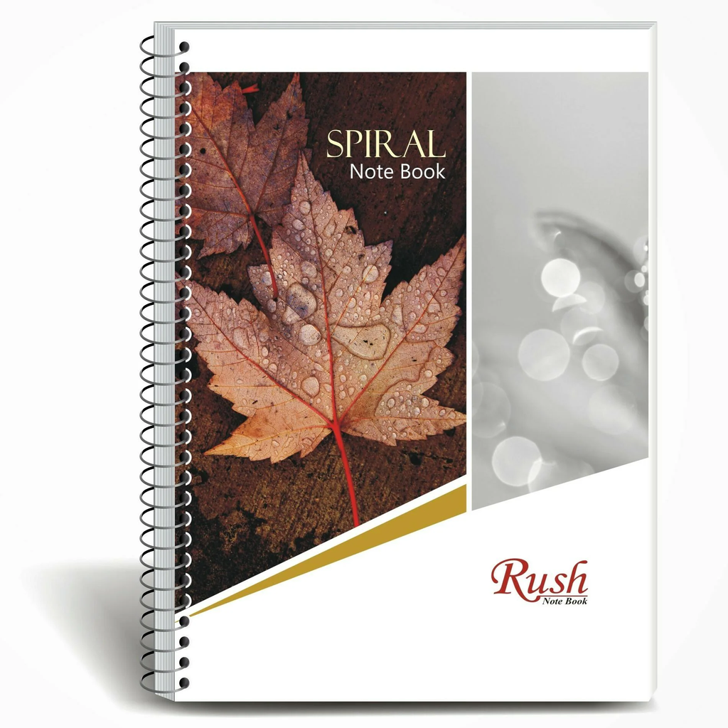 Rush Note Books A4 Spiral Notebook Ruled (300 Pages)