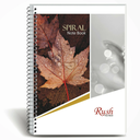 Rush Note Books A4 Spiral Notebook Ruled (300 Pages)