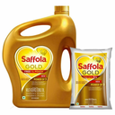 Saffola Gold Multisource Blended Refined Edible Oil 5 L (Can) + 1 L Free (Pouch)