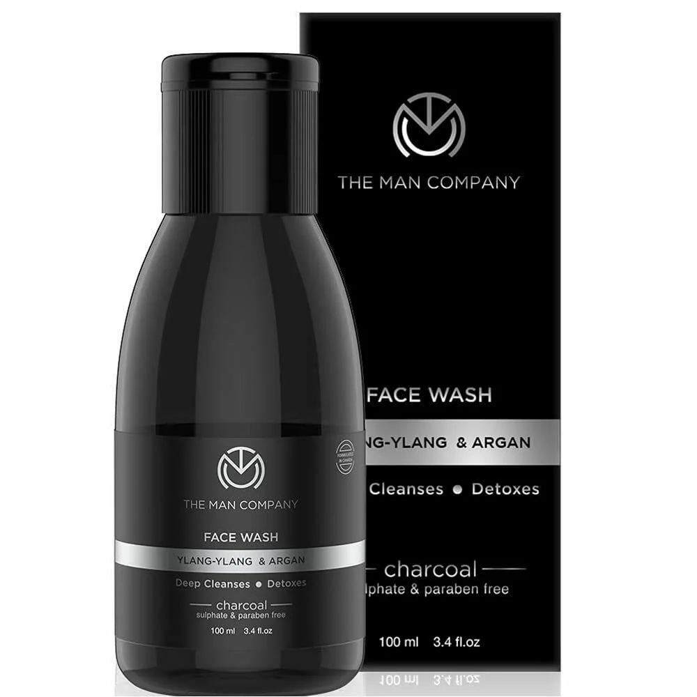 The Man Company Activated Charcoal Face Wash for Men 100 ml