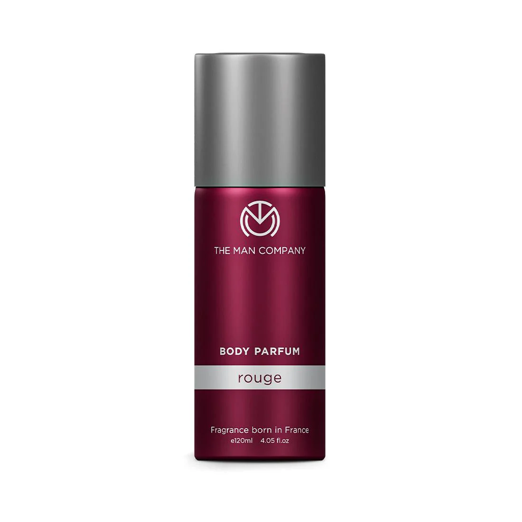 The Man Company Body Perfume For Men - Rouge | No Gas Deodorant | Body Spray For Men | Long Lasting Fragrance -120ml