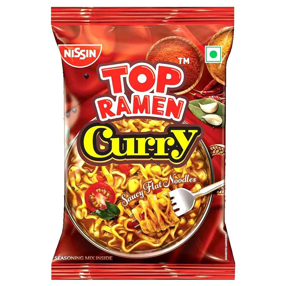 Top Ramen Curry Flat Instant Noodles 70 g