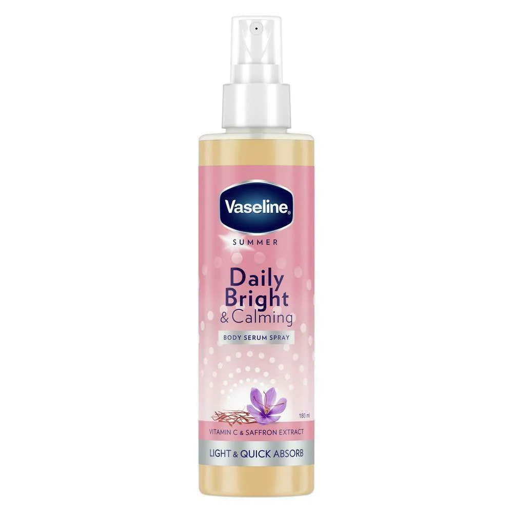 Vaseline Daily Bright & Calming Body Serum Spray 180 ml