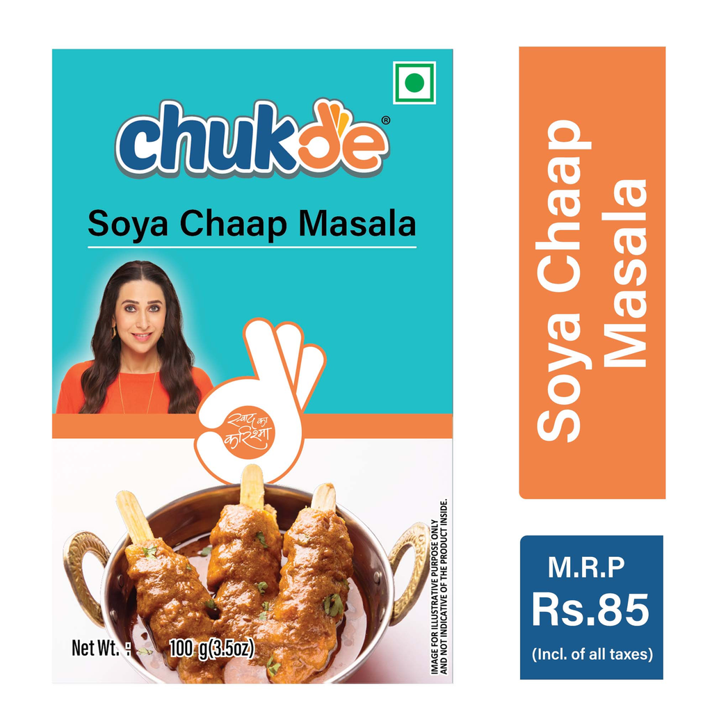 Chukde Spices Soya Chaap Masala, 100G