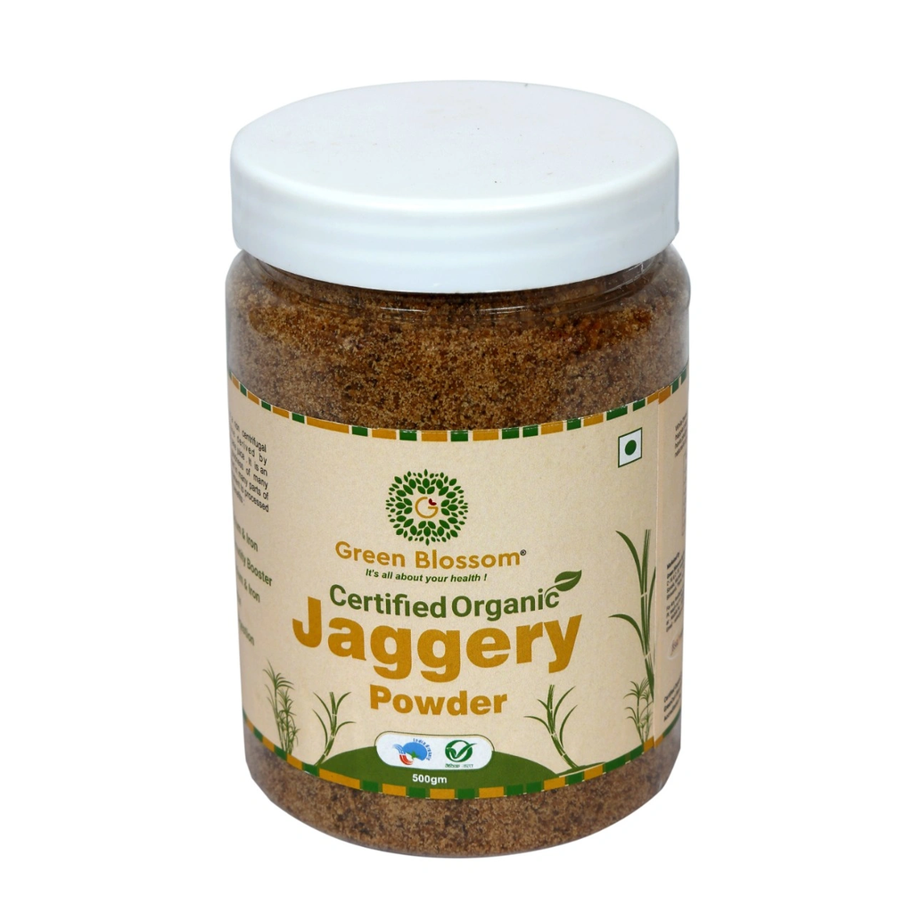 Organic Jaggery Powder - 500g ( Pack of 1) I Green Blossom
