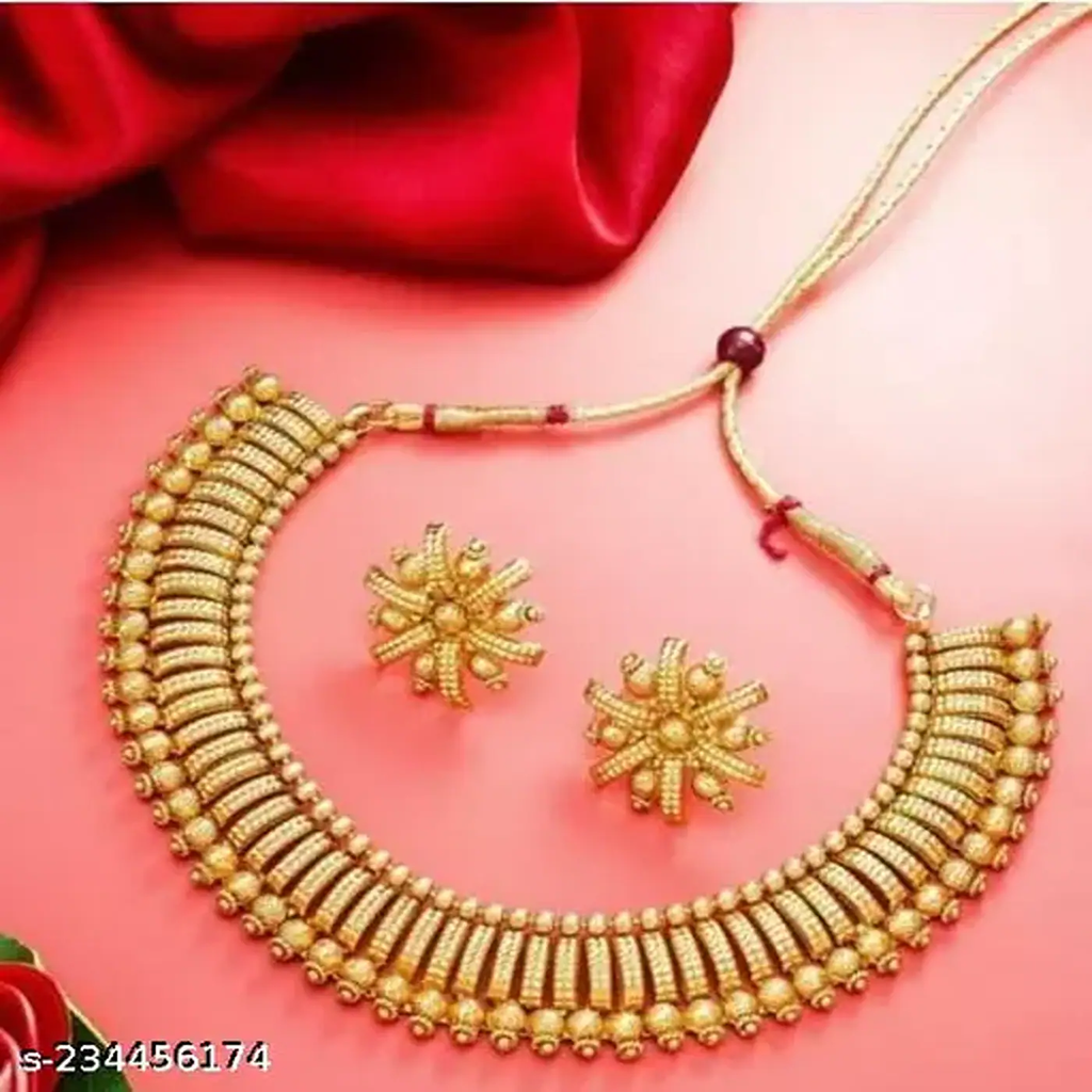 AAFIYA Present Necklaces & Pendants-04-Free Size-Gold