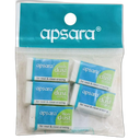 Apsara Non-Dust Regular Eraser (Pack of 5)
