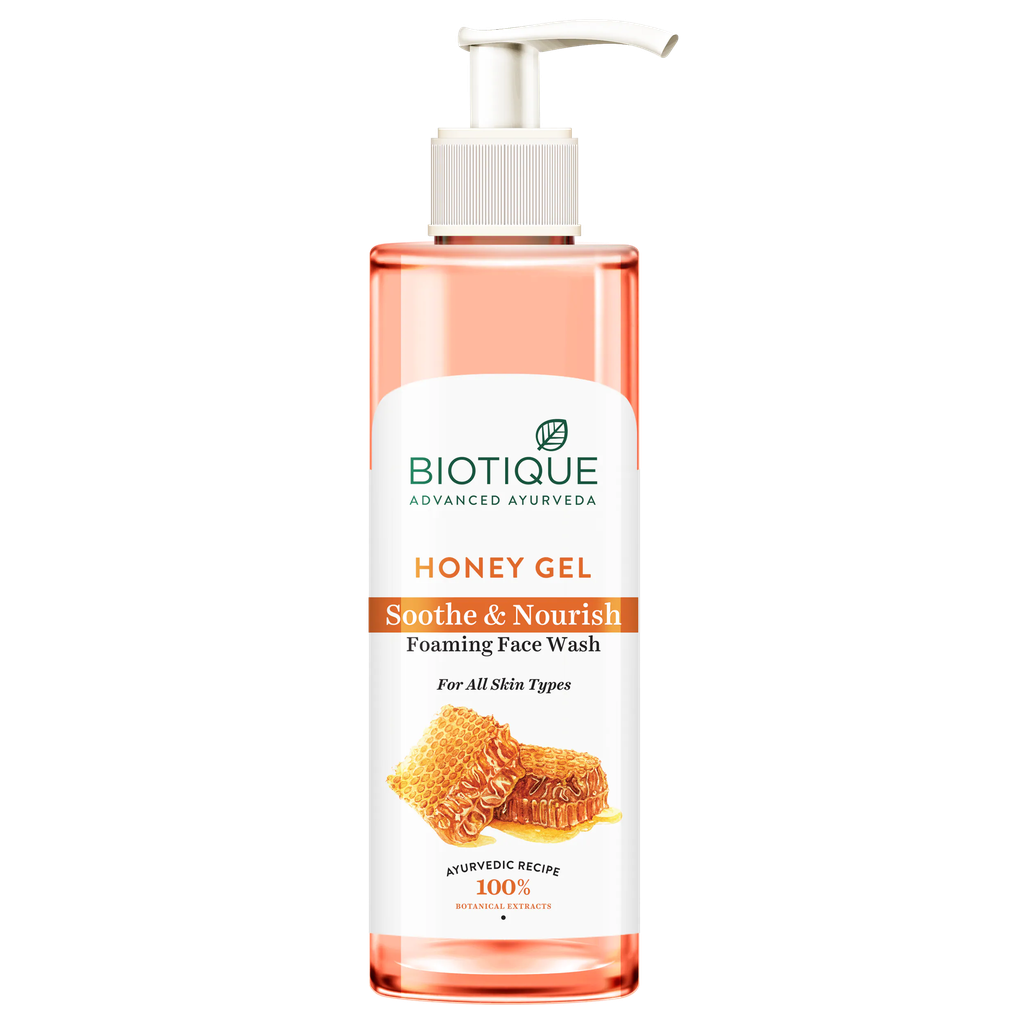 Biotique Honey Gel Soothe & Nourish Foaming Face Wash 200ml
