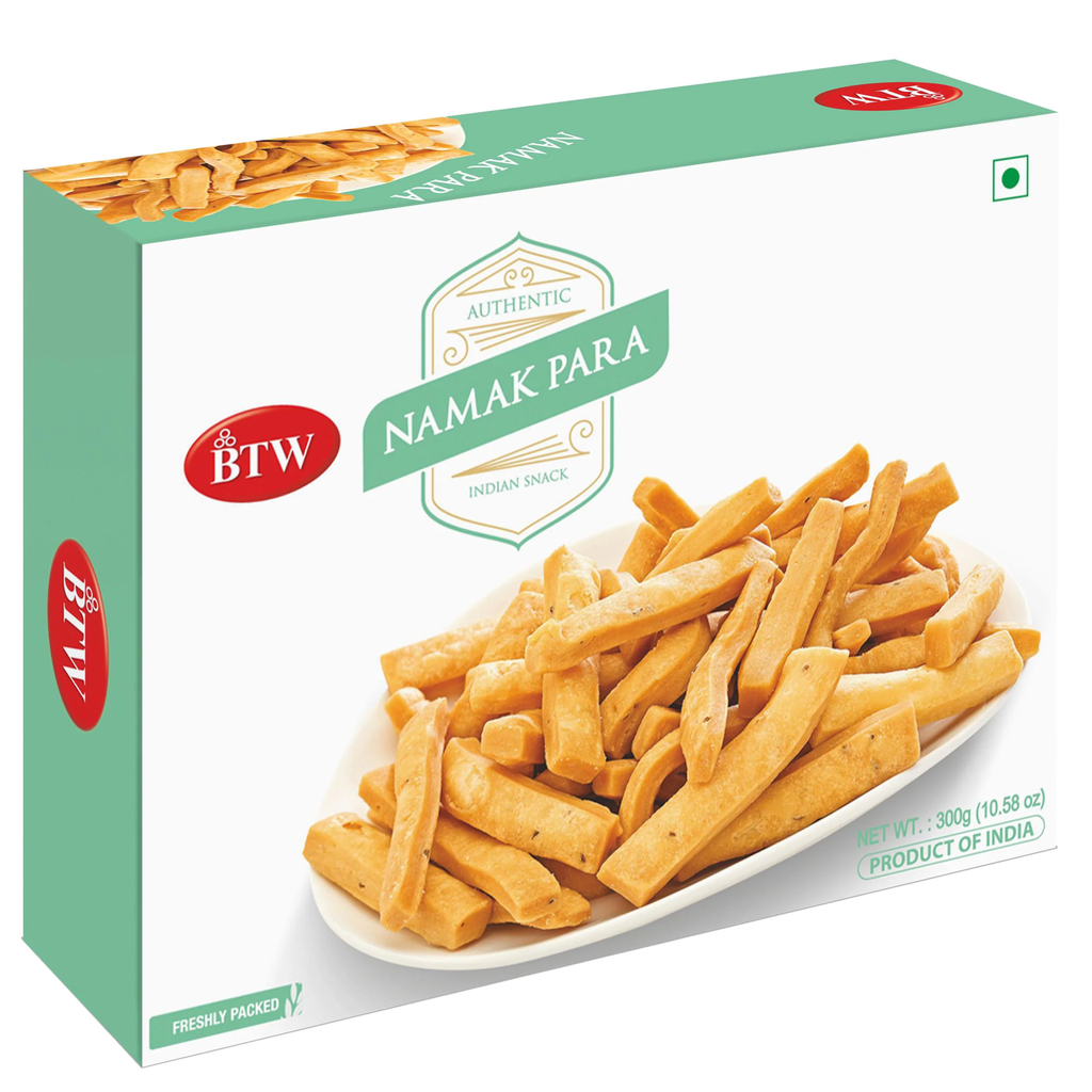 BTW Authentic Namak Para Indian Snacks 300g