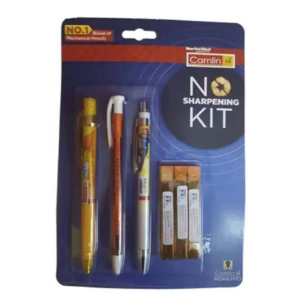 CAMLIN NO SHARPENING KIT (0.9MM) MECHANICAL - PACK OF 6