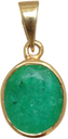 Chopra Gems Stone Certified Emerald Stone Pendant Without Chain Green (Men and Women) (RUDRAKSHA-STORES89 fk)