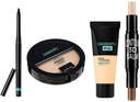 DAIMANPU Makeup Combo Set Waterproof for Girls and Women Foundation, Compact Combo (4 Items in the set)