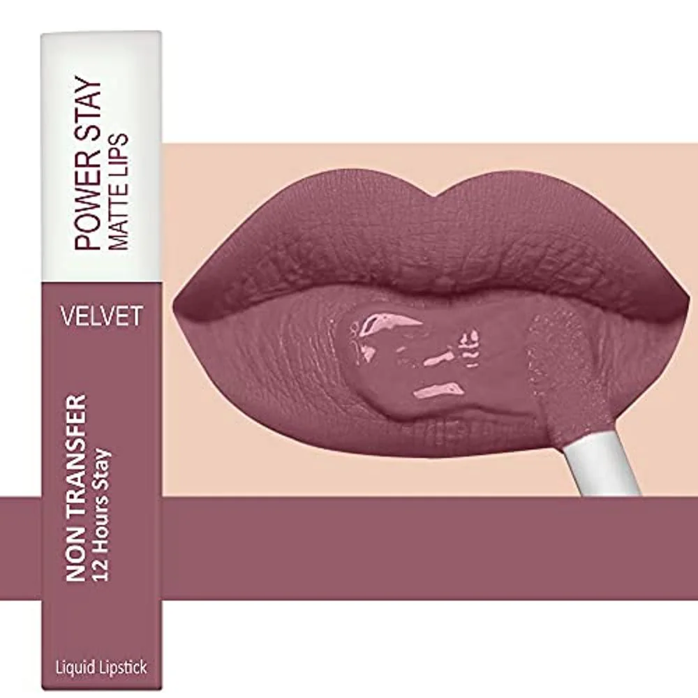 FS ForSure Power Stay Long Lasting Liquid Matte Lipstick Mauve