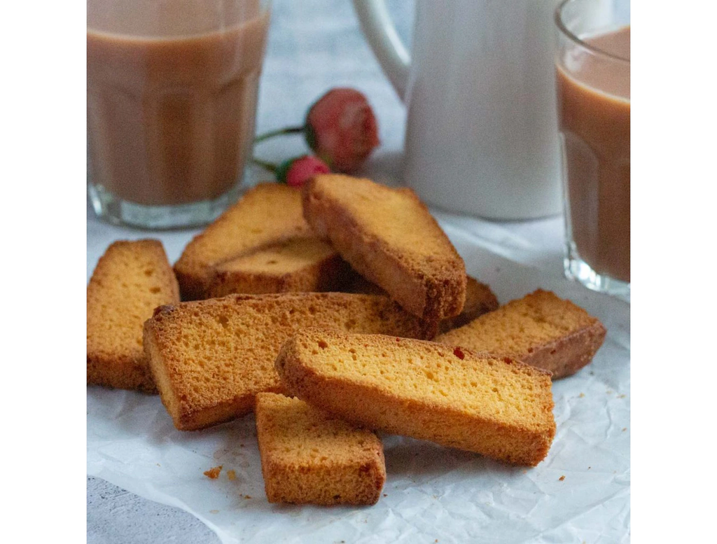 GHOTARAM Healthy Diet Toast TEA Breakfast Rusk Toast Biscuit/Premium Butter Rusk/Toast-150gm