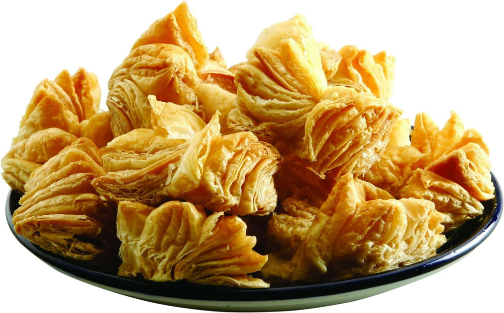 Ghotaram Hyderabadi Butter Twisted Khari Puff Snack||Mouthwatering Twisted Khari Sticks||Chai Tea Time Partner/Handcrafted Twisted Khari/Delicious Croissant Twists/Pretzel sticks-200g(200g*1Pac)