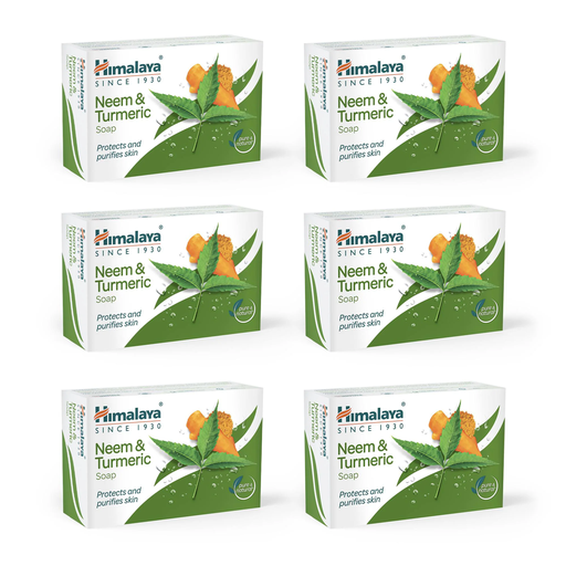 Himalaya Neem & Turmeric Soap 125g (Pack Of 6)