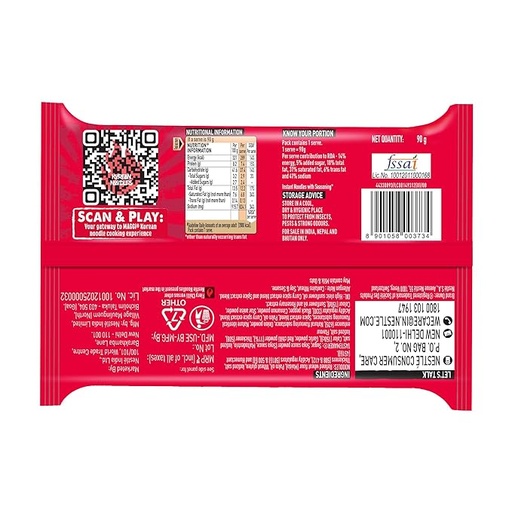 [maggi-korean-bbq-veg-noodles-easy-to-cook-instant-noodles-90-gram] MAGGI Korean Bbq Veg Noodles, Easy To Cook Instant Noodles, 90 Gram