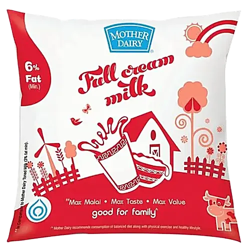 [mother-dairy-full-cream-milk-500-ml] Mother Dairy Full Cream Milk, 500 ml