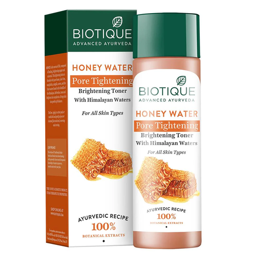 Biotique HONEY WATER Pore Tightening Brightening Toner 120ml