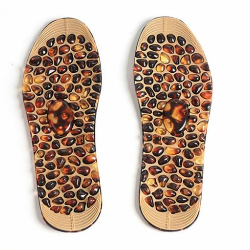 Comfortinglives Acupressure Shoe Insole Pebble Stone Insole for Pain Relief (2 Pair, Free Size)