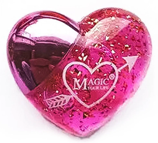 DAIMANPU Heart Shaped Cute Lip Gloss Lipstick with Mini Want Hydrating and Plumping (6 ml, Multicolor)